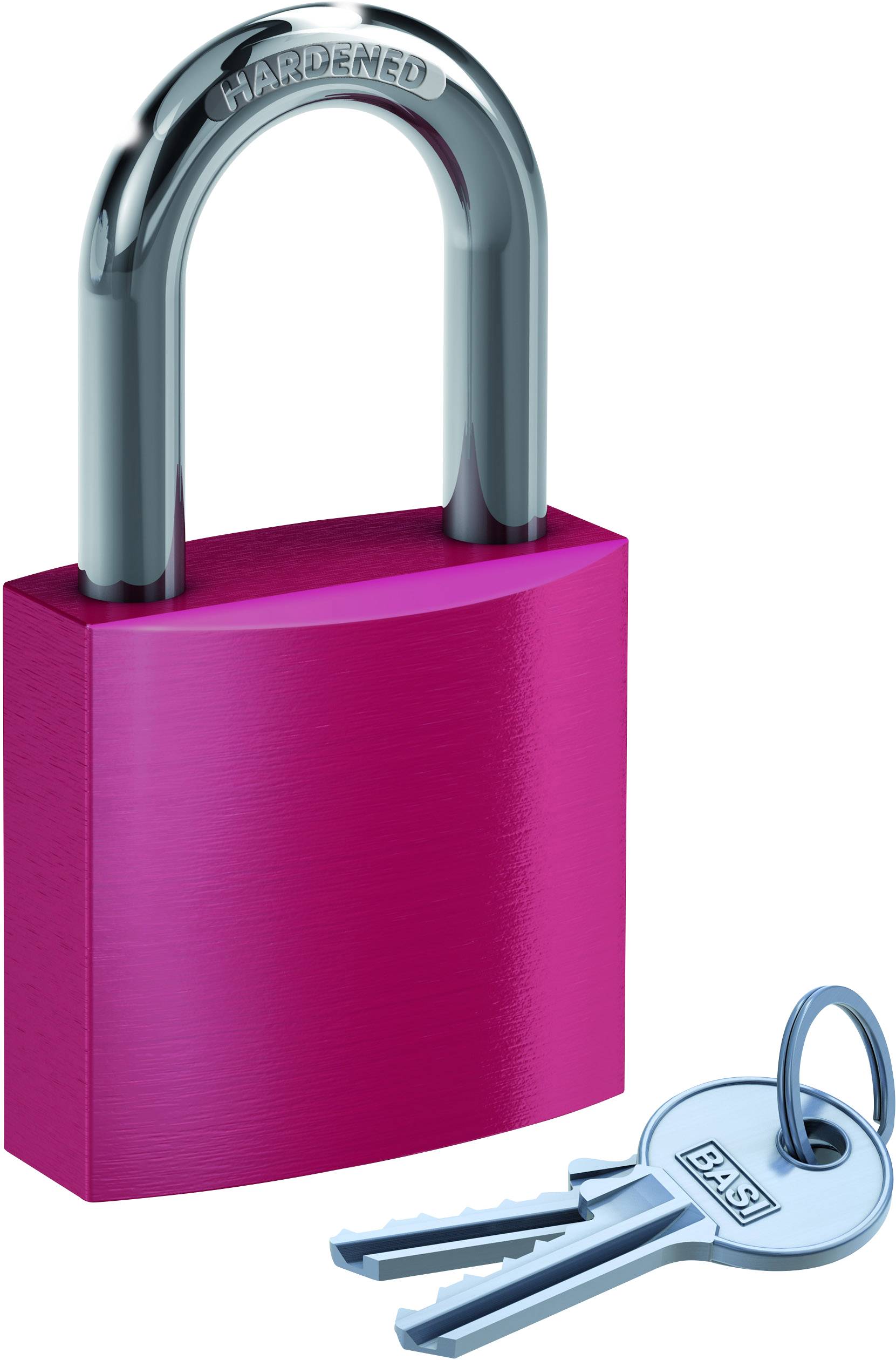 Basi 6190-4000-1400 Vorhängeschloss verschieden schließend Rot