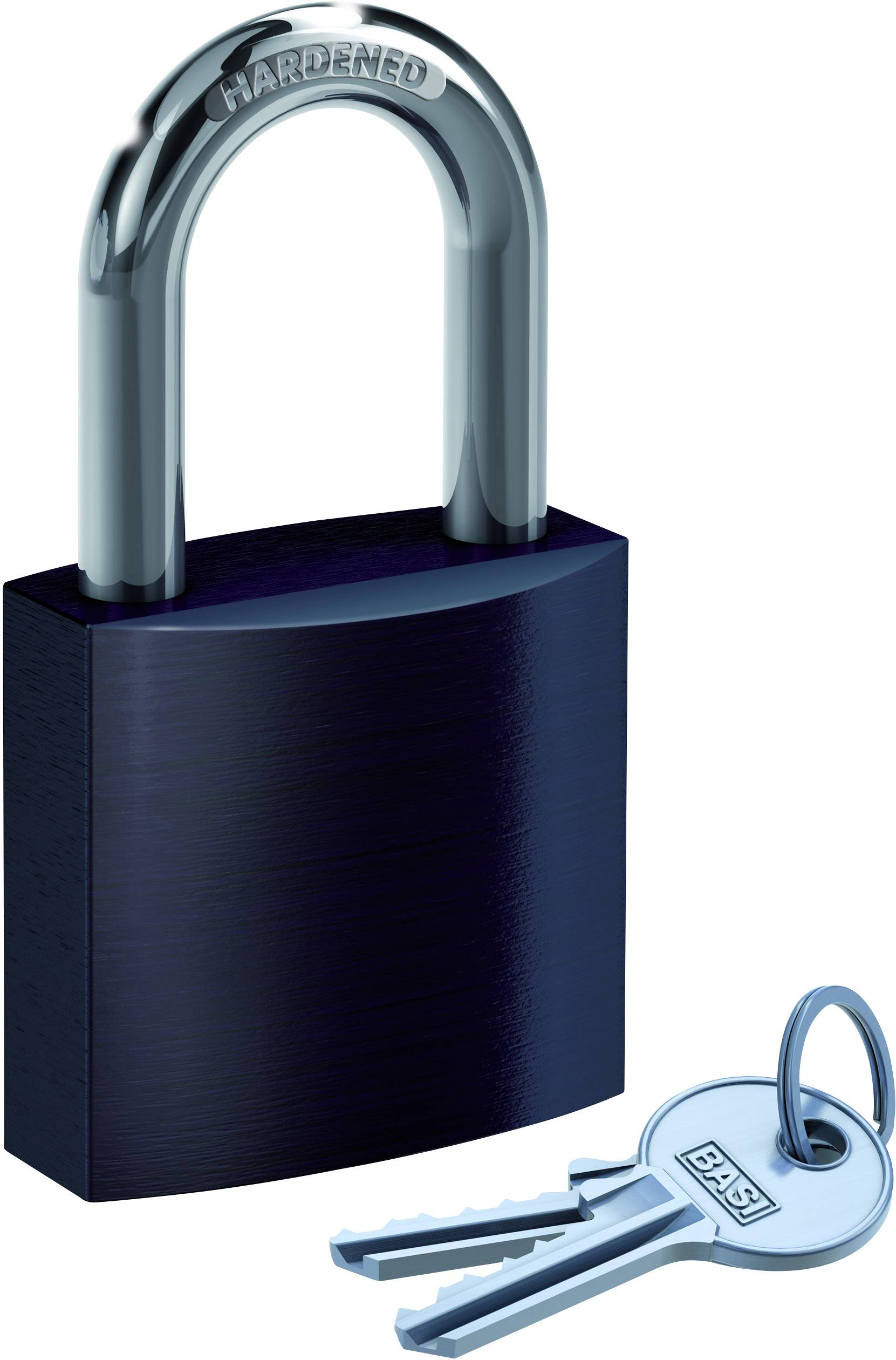 Basi 6190-4000-1100 Vorhängeschloss verschieden schließend Schwarz