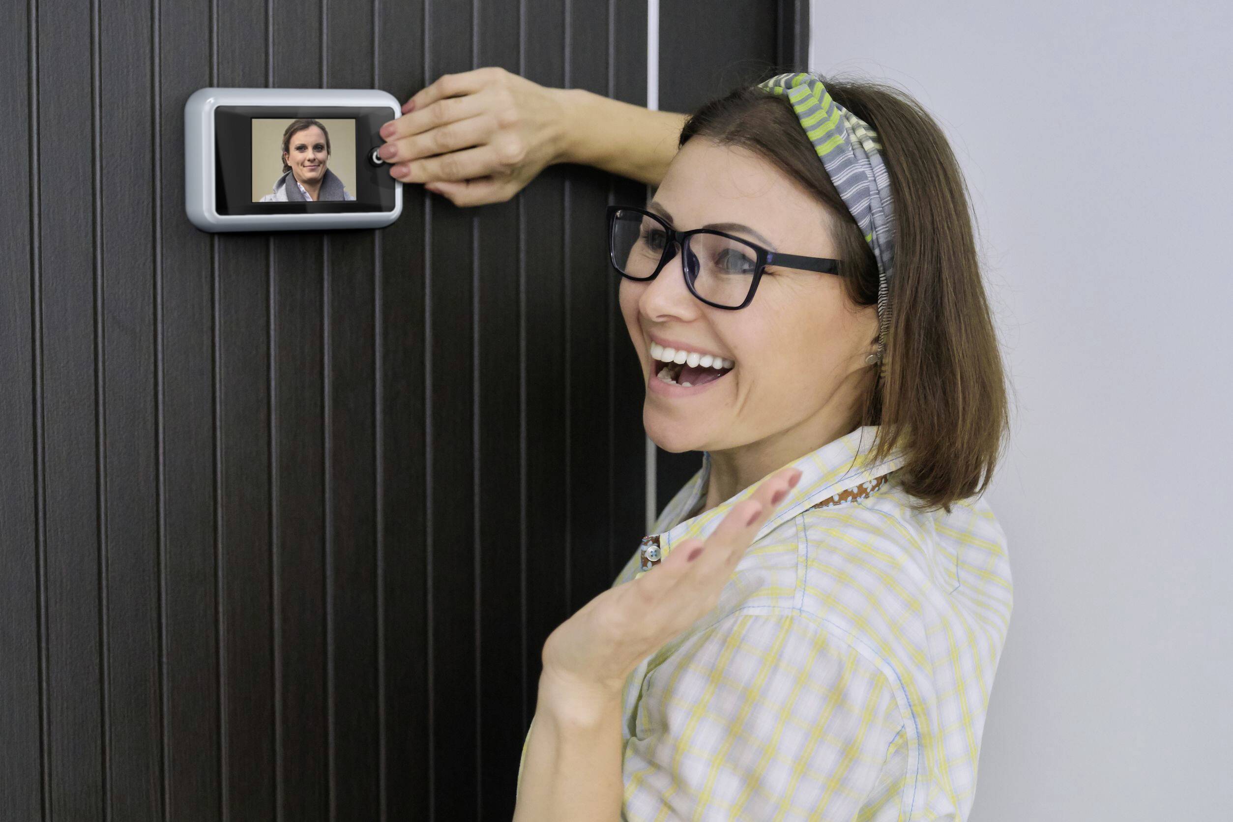 Basi TS 700 6800-0050 Digitaler Türspion mit TFT-Display 8.89cm 3.5 Zoll