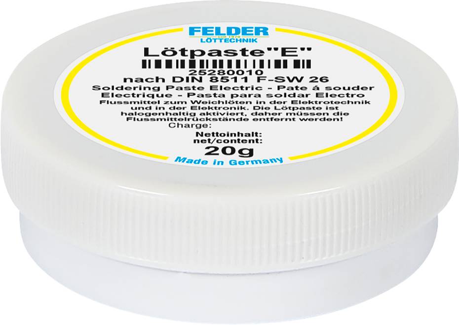 Felder ISO-Flux "E" Lötpaste Inhalt 20g