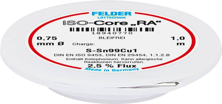 'Rolle Lötzinn ISO-Core 