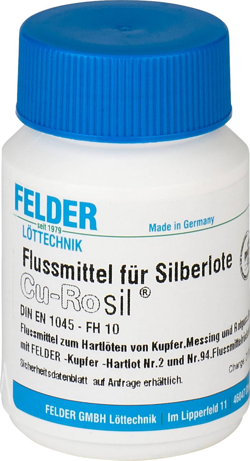 Felder "Cu-Rosil" Hartlötflussmittel Inhalt 100 g