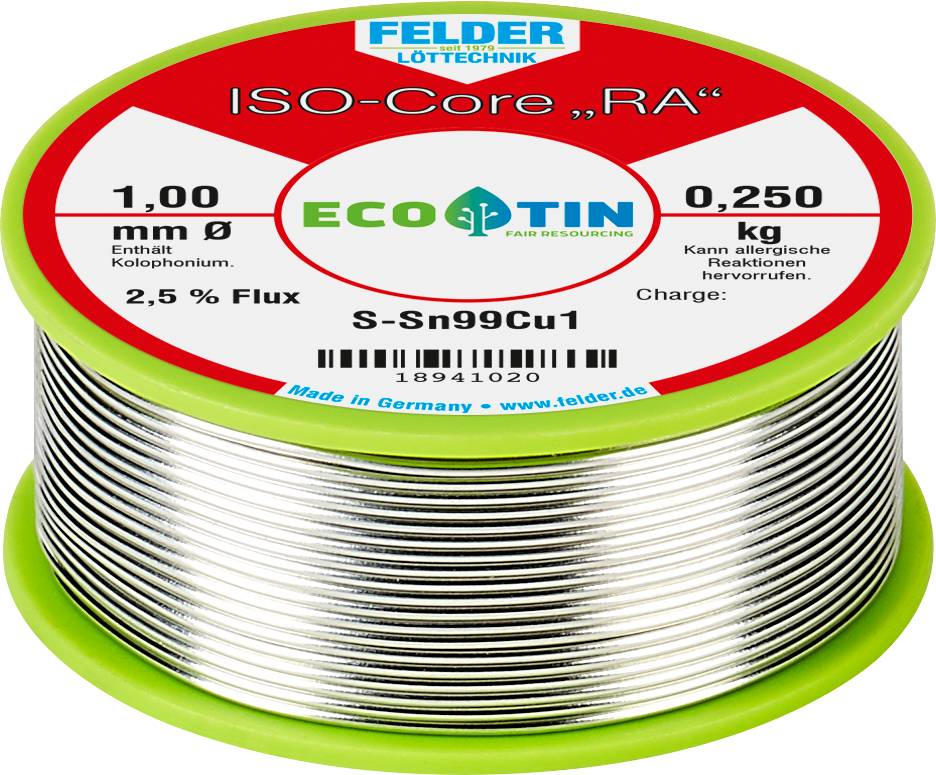 'Lötzinnrolle von Felder, ISO-Core 