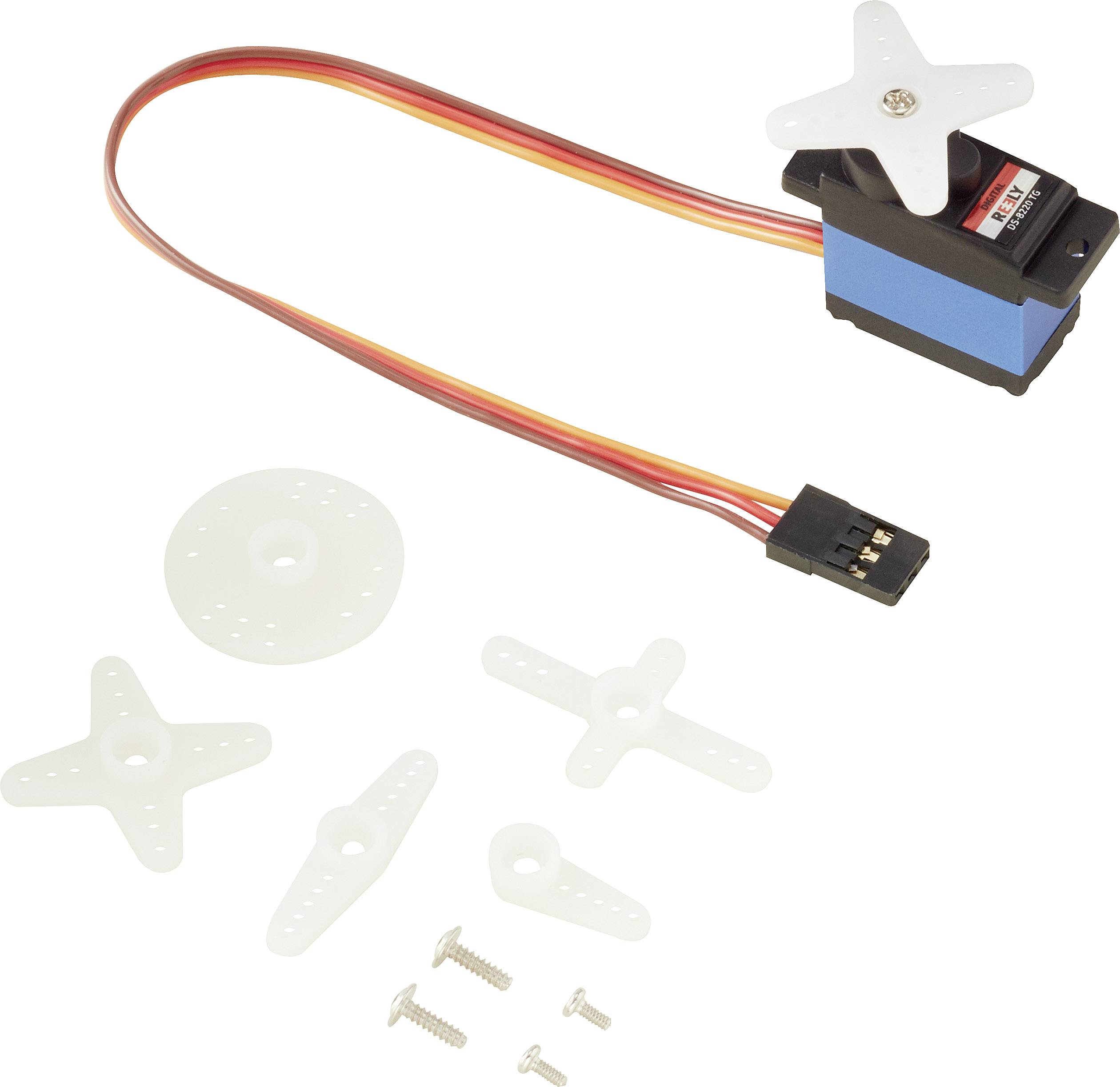 Reely Mini-Servo DS-8220 TG Digital-Servo Getriebe-Material: Titan Stecksystem: JR