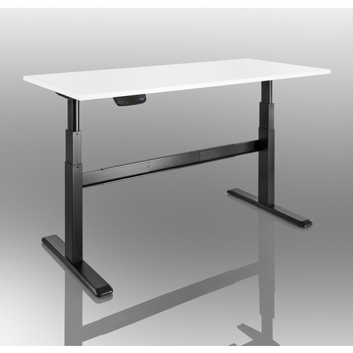 Celexon Sitz-/Steh-Schreibtisch eAdjust-65120B 1091808 Farbe der Tischplatte: Weiß Schwarz