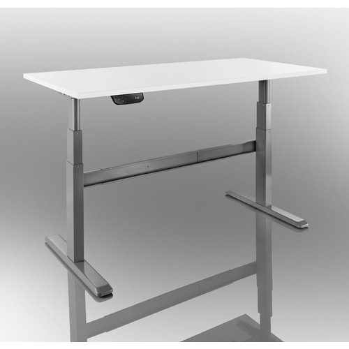 Celexon Sitz-/Steh-Schreibtisch eAdjust-65120G 1091814 Farbe der Tischplatte: Weiß Grau