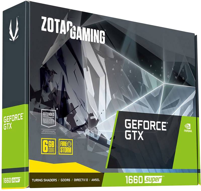 Zotac Grafikkarte Nvidia GeForce GTX1660 SUPER 6GB GDDR6-RAM PCIe x16 DisplayPort, HDMI®