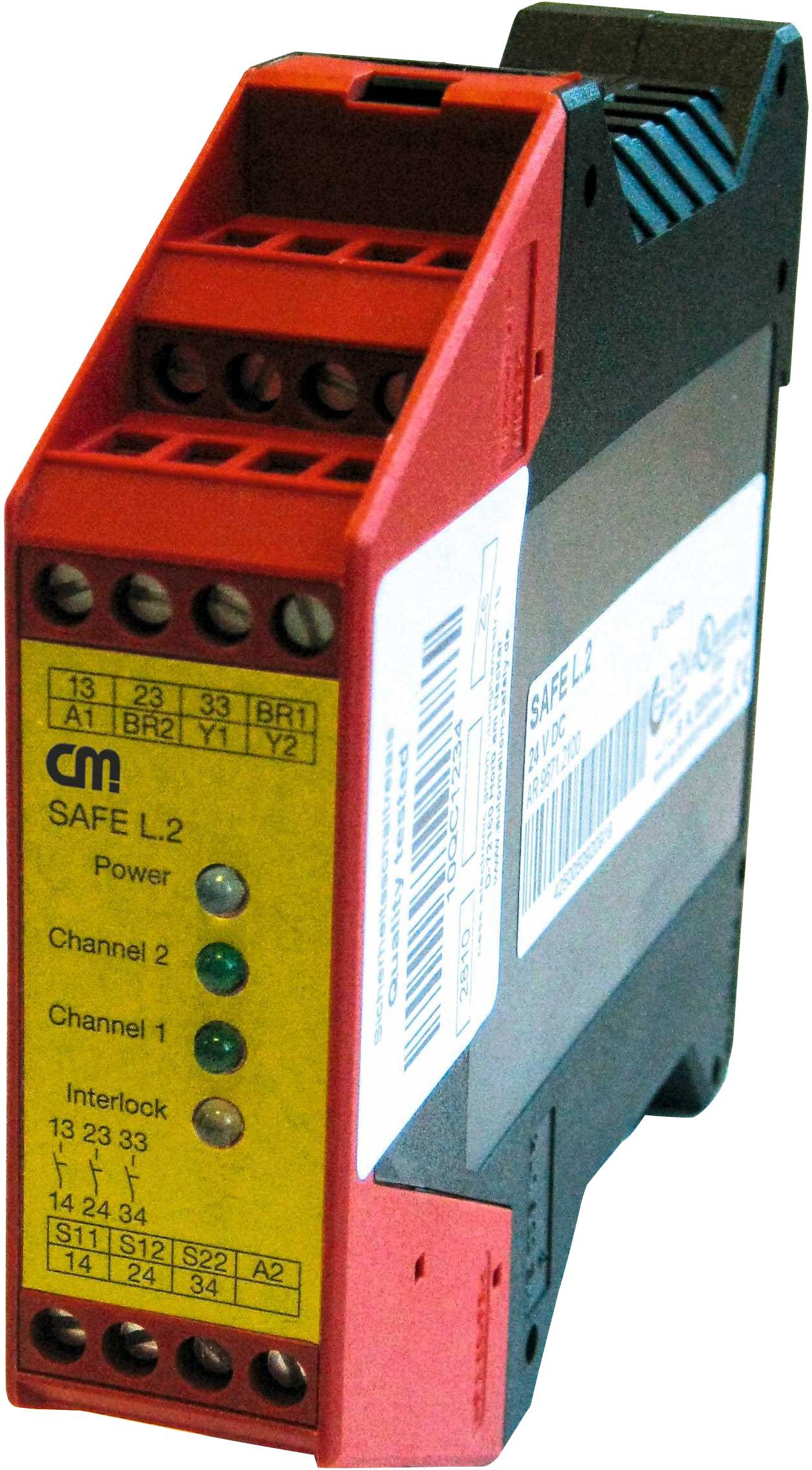 CM Manufactory Nachschaltgerät SAFE L.2 Betriebsspannung: 24 V/DC 3 Schließer 1St.