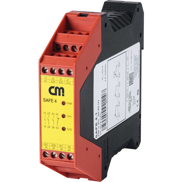 CM Manufactory Erweiterungsmodul SAFE X4 Betriebsspannung: 230 V/AC 4 Schließer, 1 Öffner 1 St.
