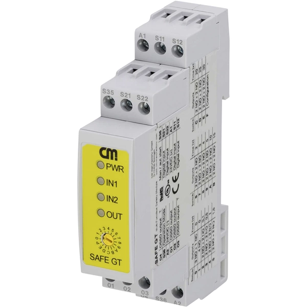 CM Manufactory Nachschaltgerät SAFE GT Betriebsspannung: 24 V/DC 3 Schließer, 1 Öffner 1St. CM Manufactory Nachschaltgerät SAFE GT Betriebsspannung: 24 V/DC 3 Schließer, 1 Öffner 1St.