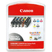 Canon Cartouche d'encre CLI Value Pack 8 d'origine pack bundle noir, vert, cyan clair, magenta clair, rouge 0620B027 Pack de