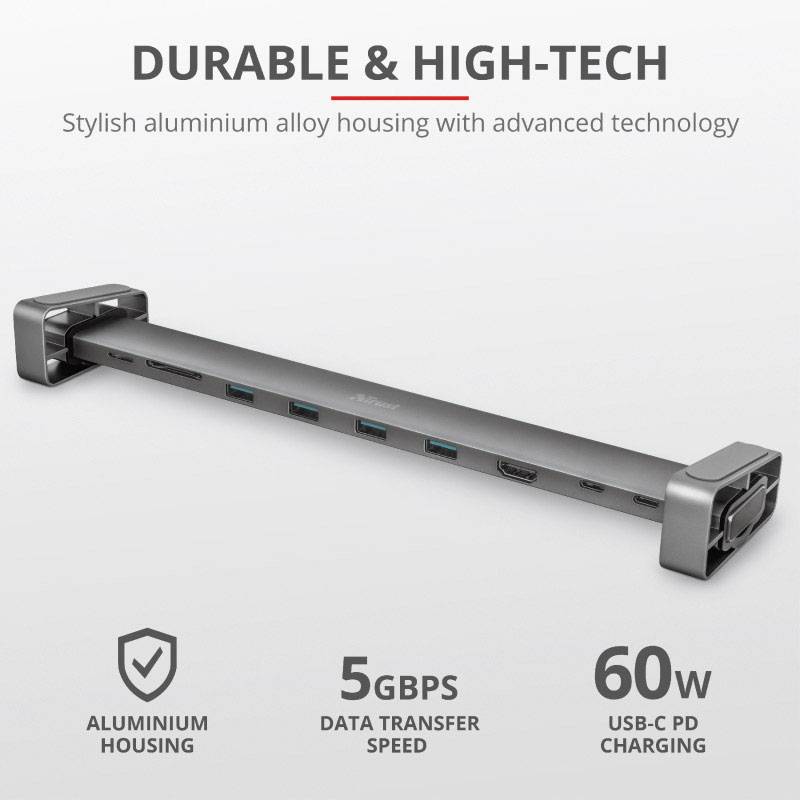 Trust Notebook Dockingstation DALYX 10 Passend für Marke: Universal