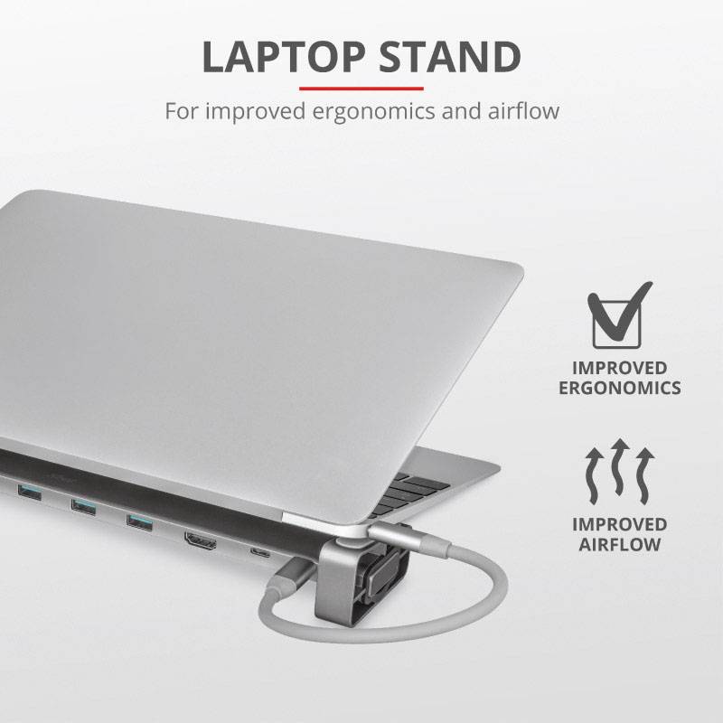 Trust Notebook Dockingstation DALYX 10 Passend für Marke: Universal