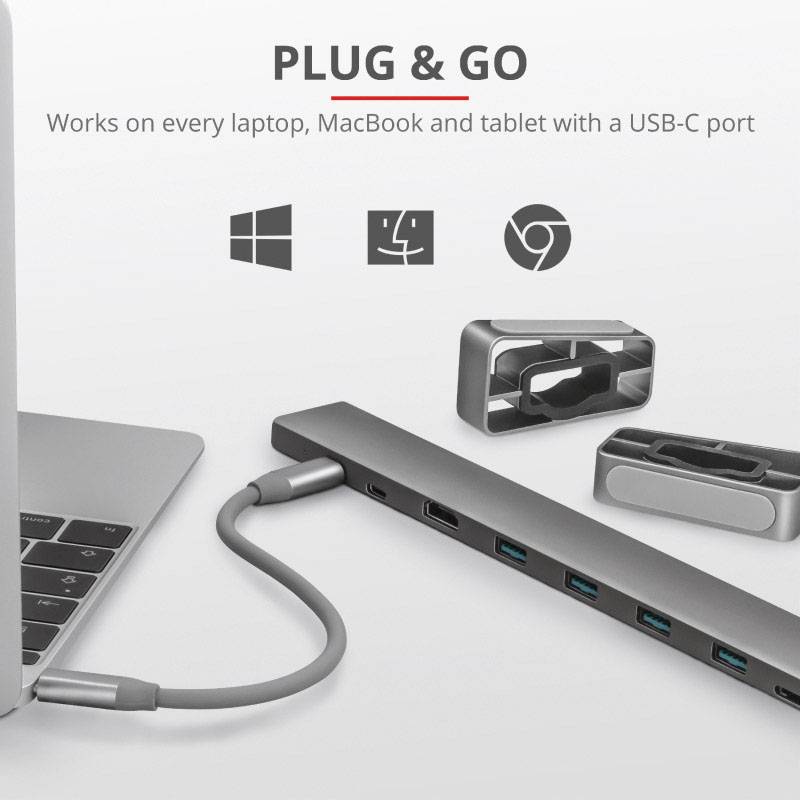 Trust Notebook Dockingstation DALYX 10 Passend für Marke: Universal
