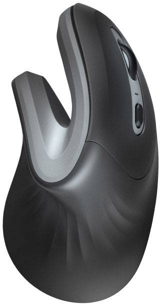 Trust VERRO Ergonomische Maus Funk Optisch Schwarz 5 Tasten 1600 dpi, 1200 dpi, 600 dpi Ergonomisch