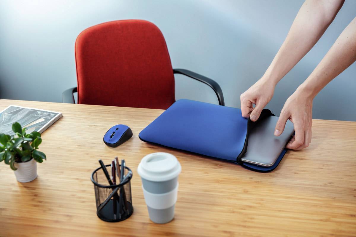 Trust YVO Funk Maus Optisch Blau