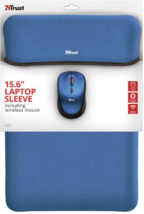 Trust YVO Funk Maus Optisch Blau