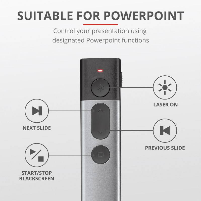 Trust Kazun Aluminium Wireless Presenter