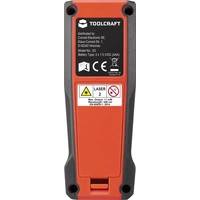 TOOLCRAFT Laser-Entfernungsmesser kalibriert (ISO) 20m TOOLCRAFT Laser-Entfernungsmesser kalibriert (ISO) 20m