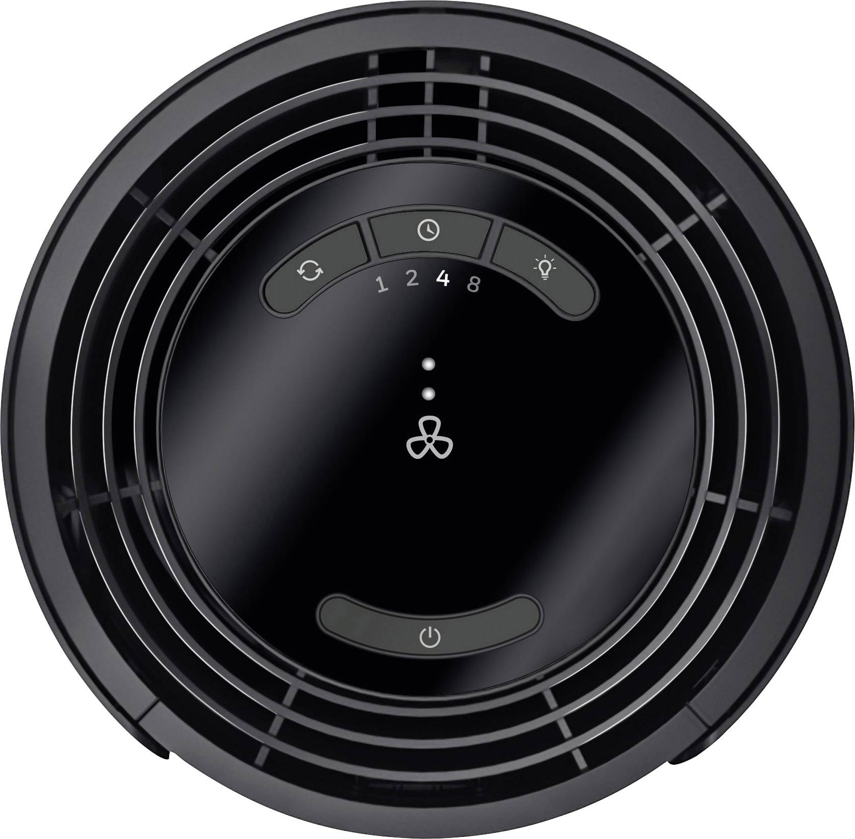 Honeywell HTF400E4 Tischventilator (Ø x H) 170mm x 190mm Schwarz Dimmbar, Oszillierend, Timer