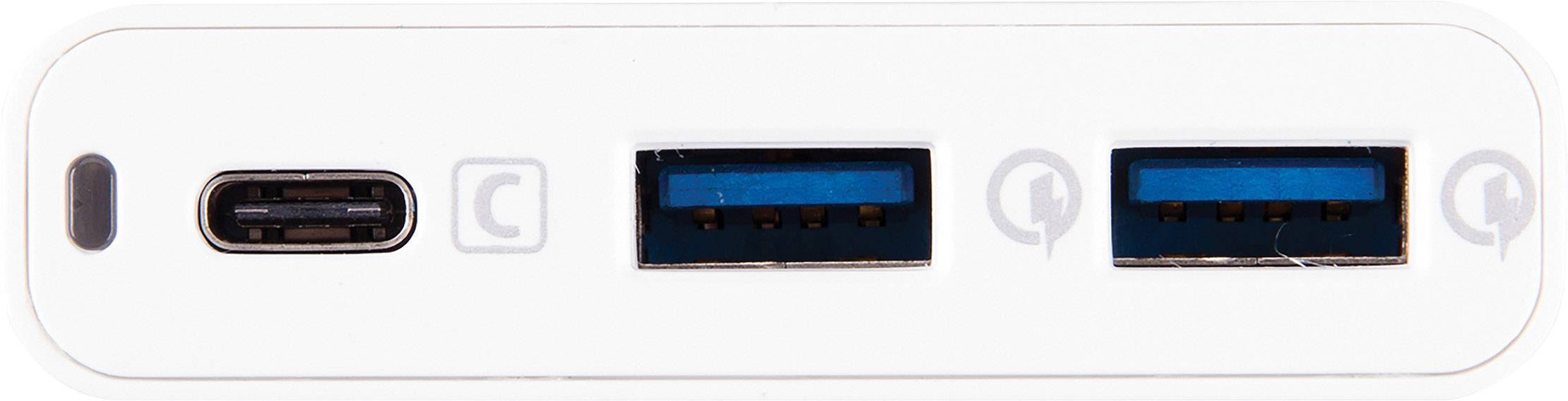 Dicota Universal Notebook Charger USB-C / USB-A (40W) white Notebook-Netzteil