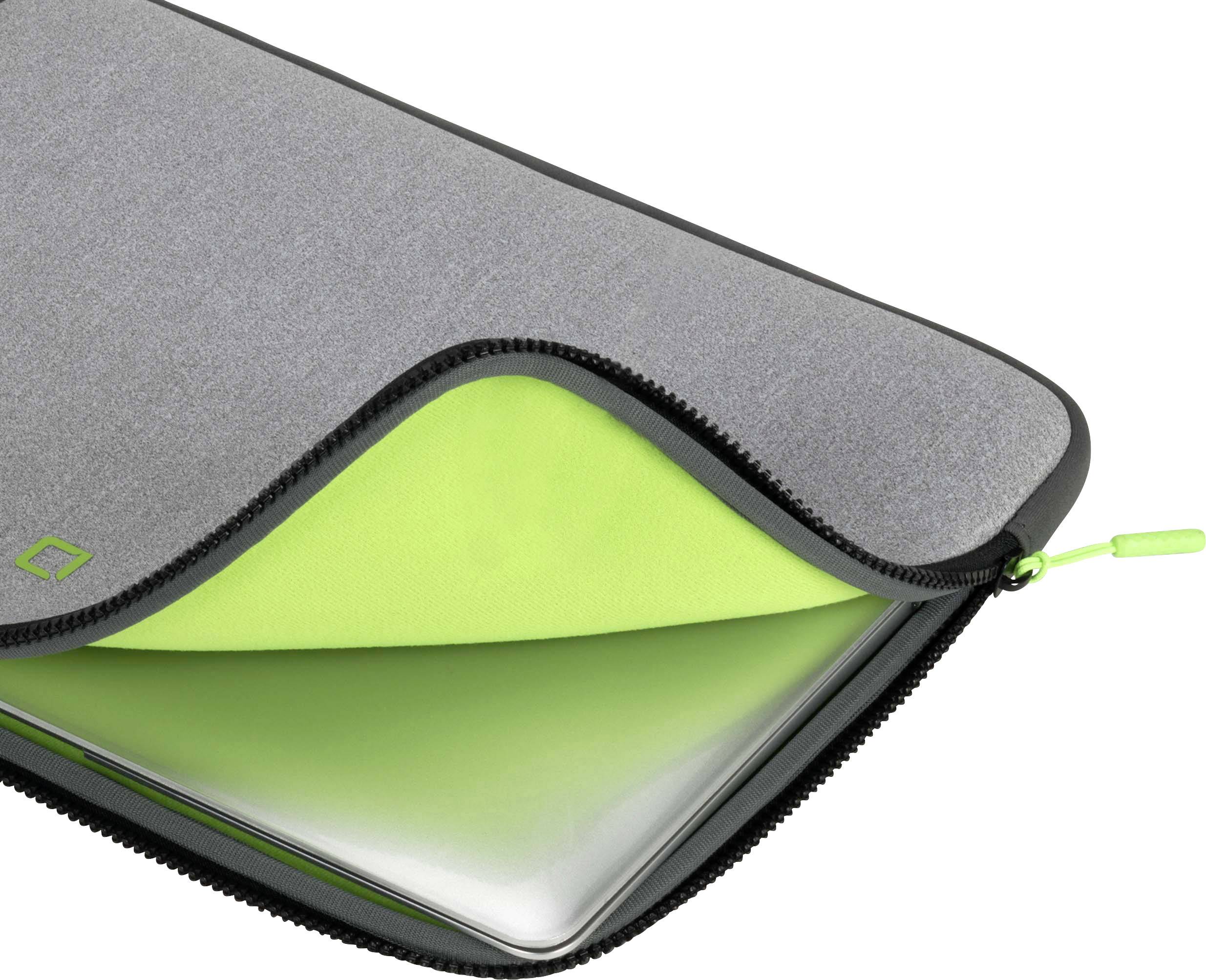 Dicota Notebook Hülle DICOTA Skin FLOW - Notebook-Hülle - 35.8 Passend für maximal: 35,8 cm (14,1") Grau, Grün