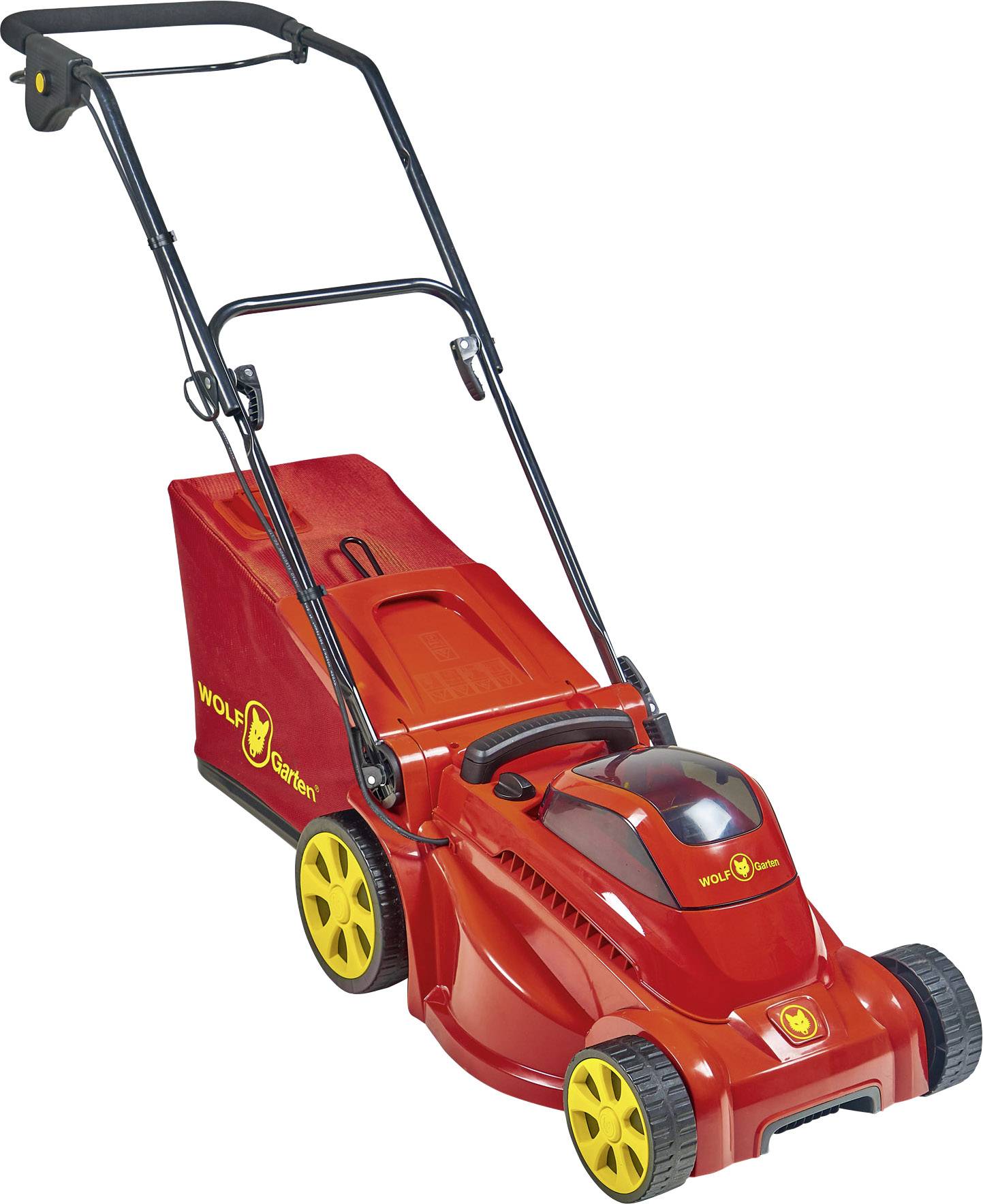 WOLF-Garten Lycos 40/370 M Akku Akku-Rasenmäher Mulchfunktion, Höhenverstellbarer Griff mit Klappfunktion, inkl. Akku 40 V Schnittbreite (max.) 3
