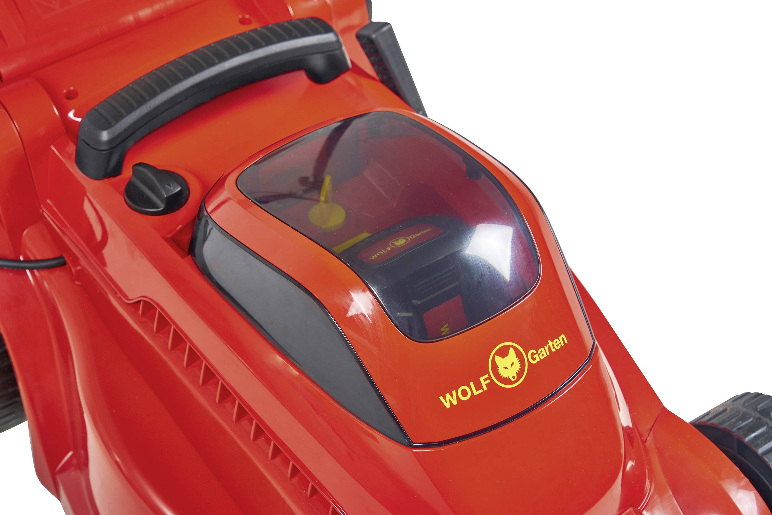 WOLF-Garten Lycos 40/400M Akku Akku-Rasenmäher Mulchfunktion, Höhenverstellbarer Griff mit Klappfunktion, inkl. Akku 40V