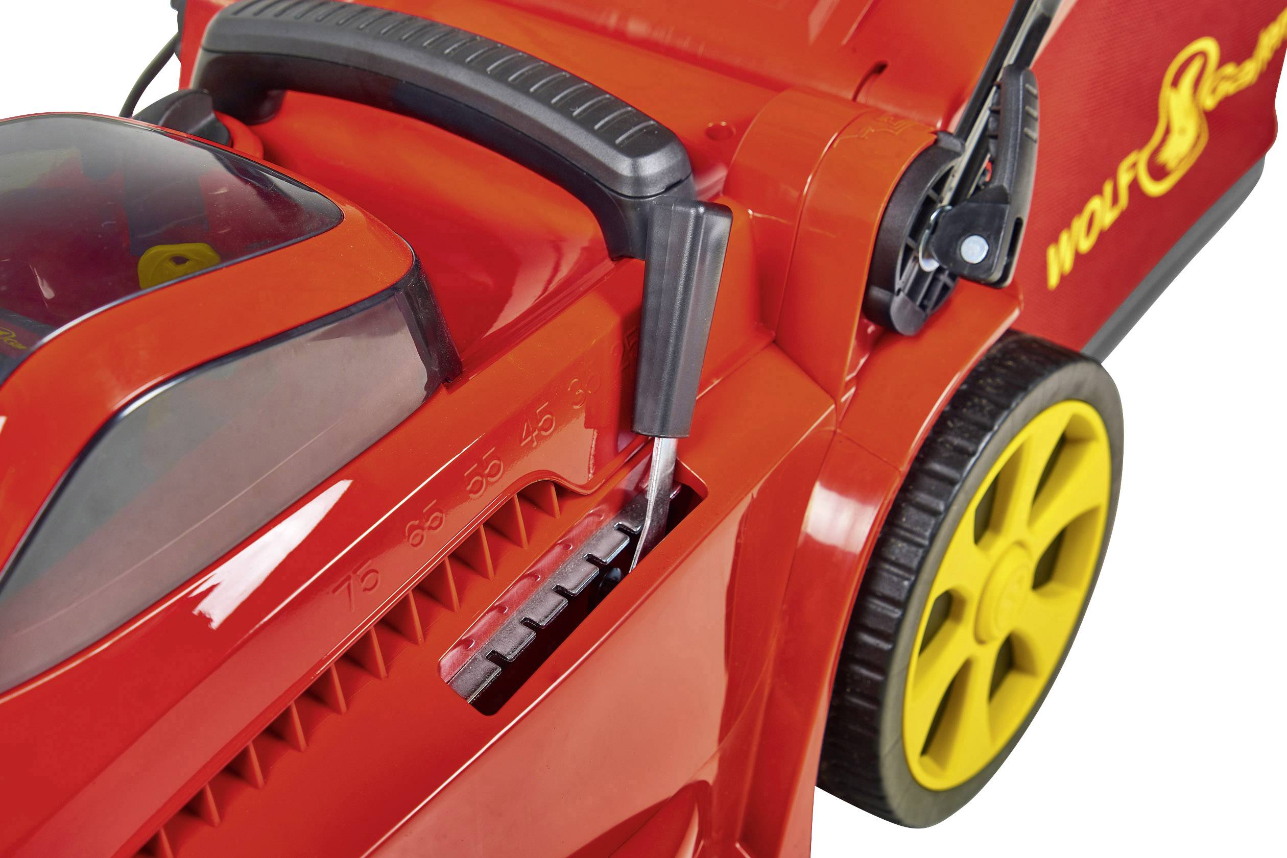 WOLF-Garten Lycos 40/400M Akku Akku-Rasenmäher Mulchfunktion, Höhenverstellbarer Griff mit Klappfunktion, inkl. Akku 40V