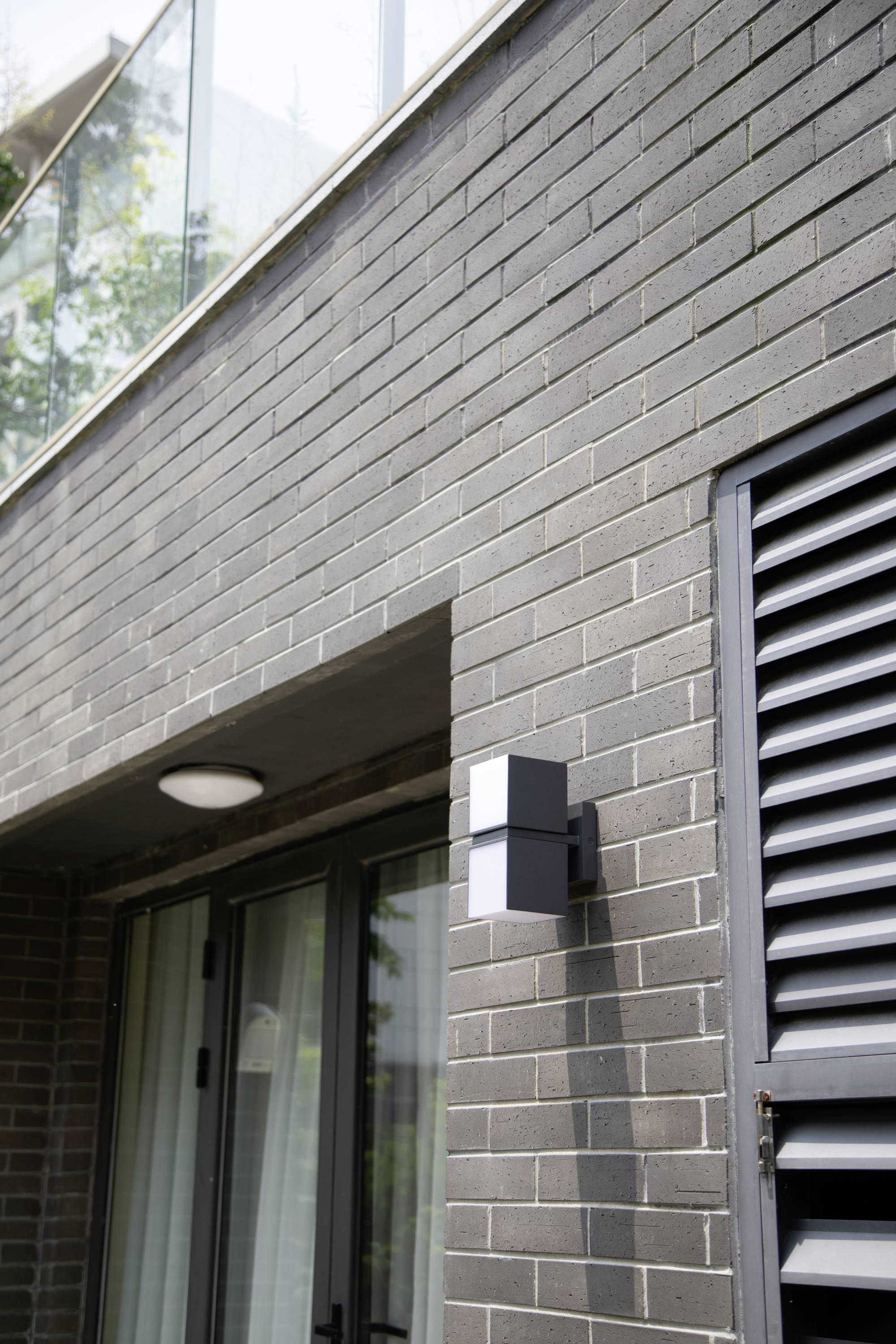 Lutec CUBA 5193801118 LED-Außenwandleuchte Anthrazit