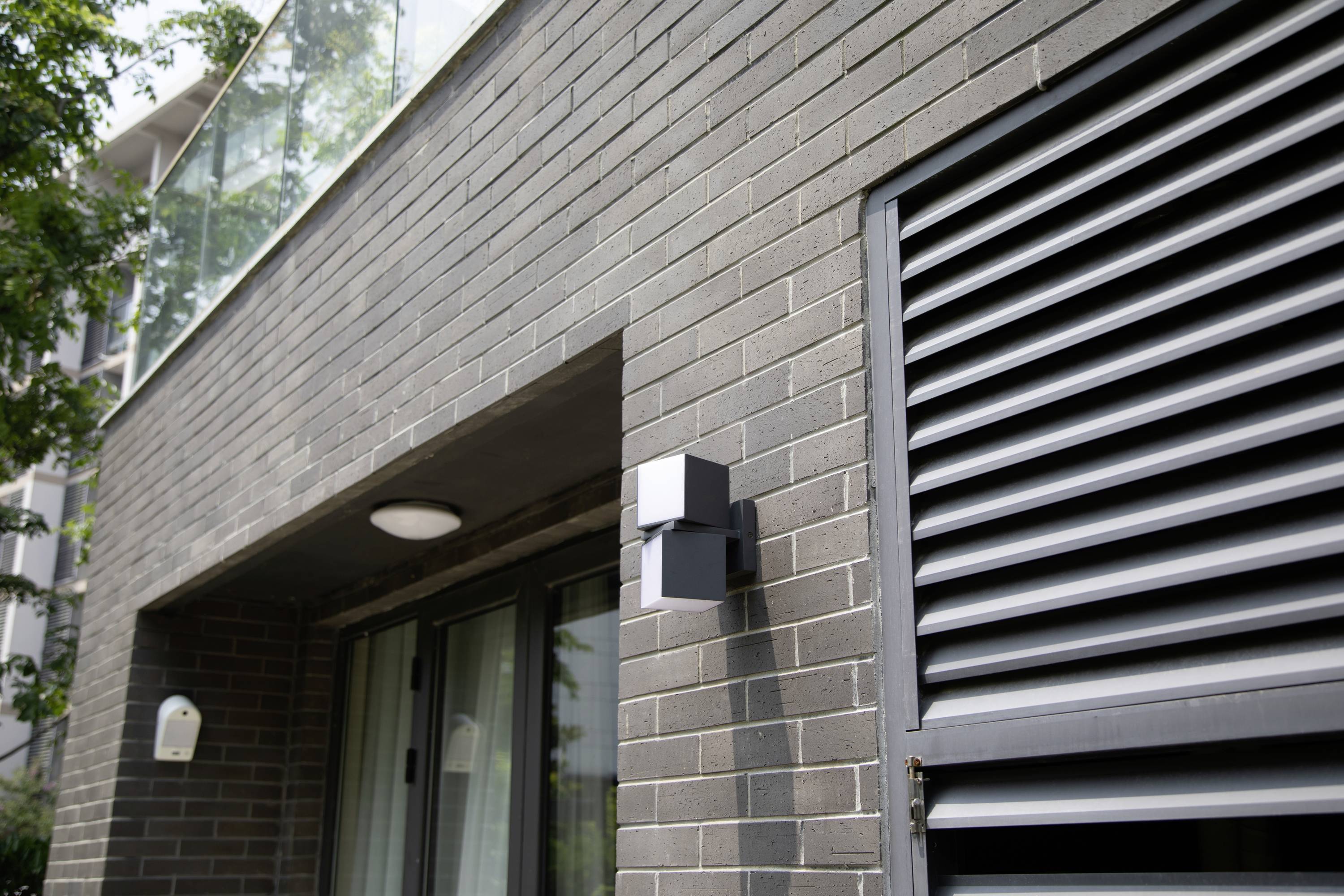 Lutec CUBA 5193801118 LED-Außenwandleuchte Anthrazit