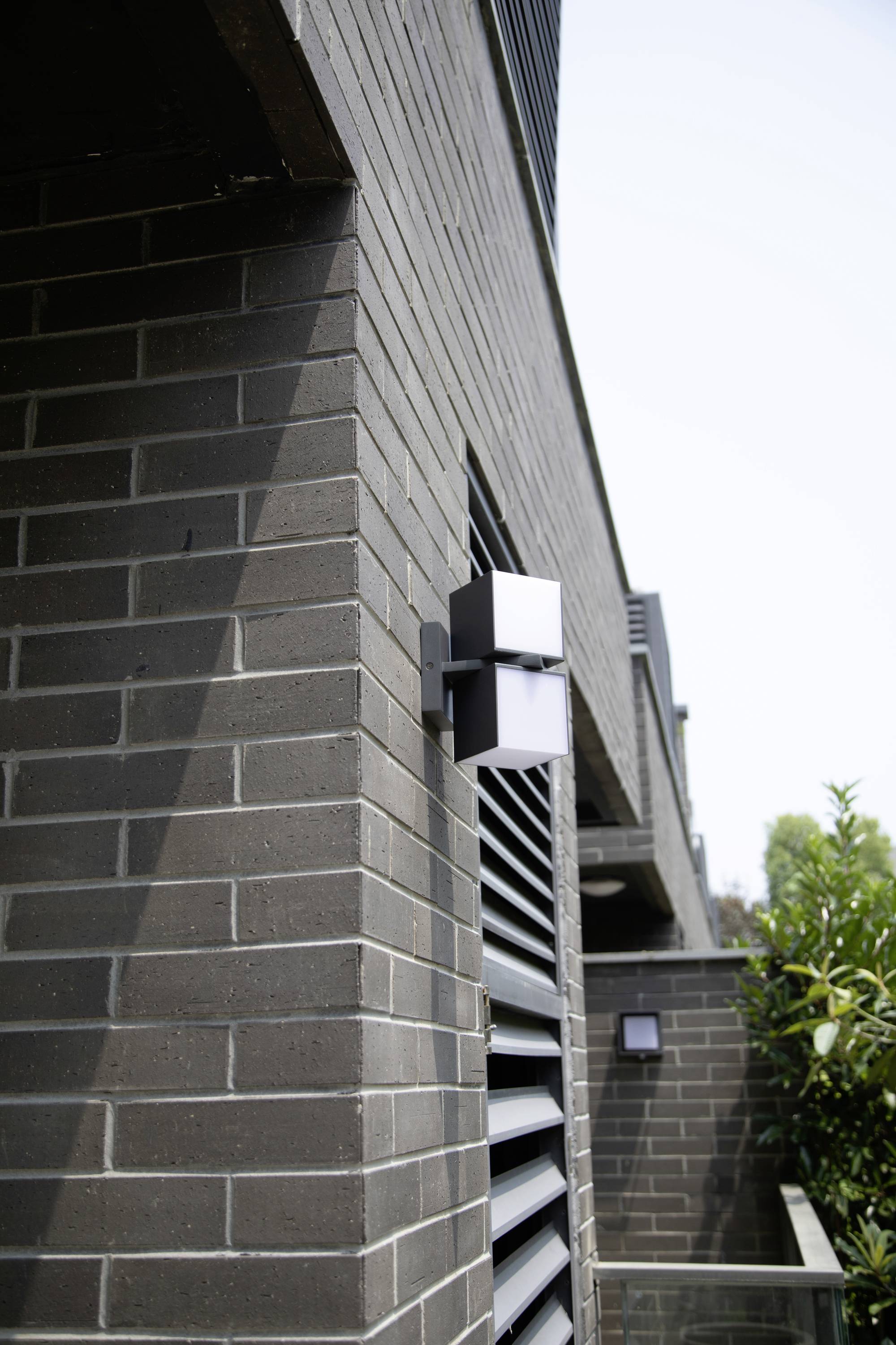 Lutec CUBA 5193801118 LED-Außenwandleuchte Anthrazit