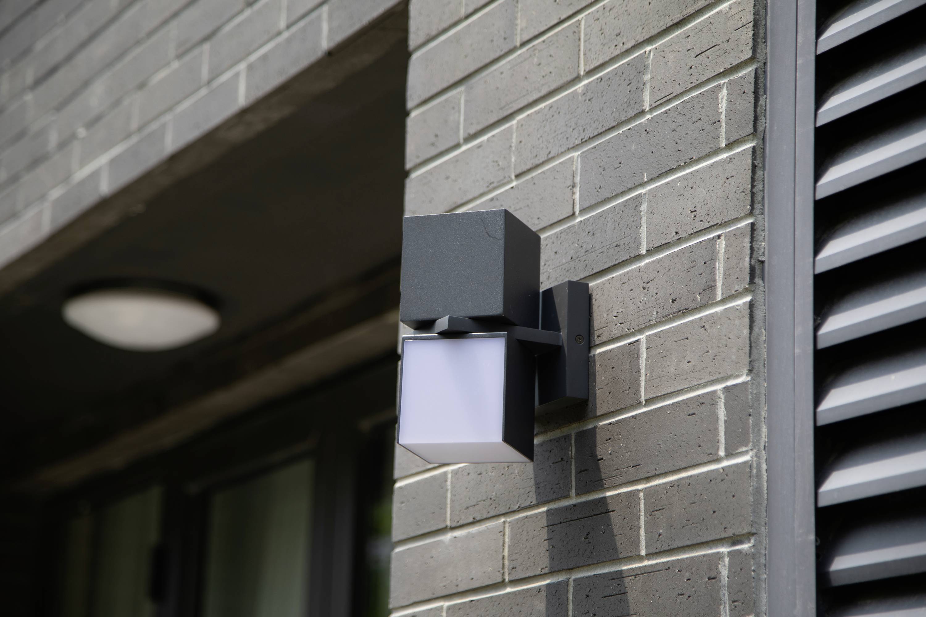 Lutec CUBA 5193801118 LED-Außenwandleuchte Anthrazit