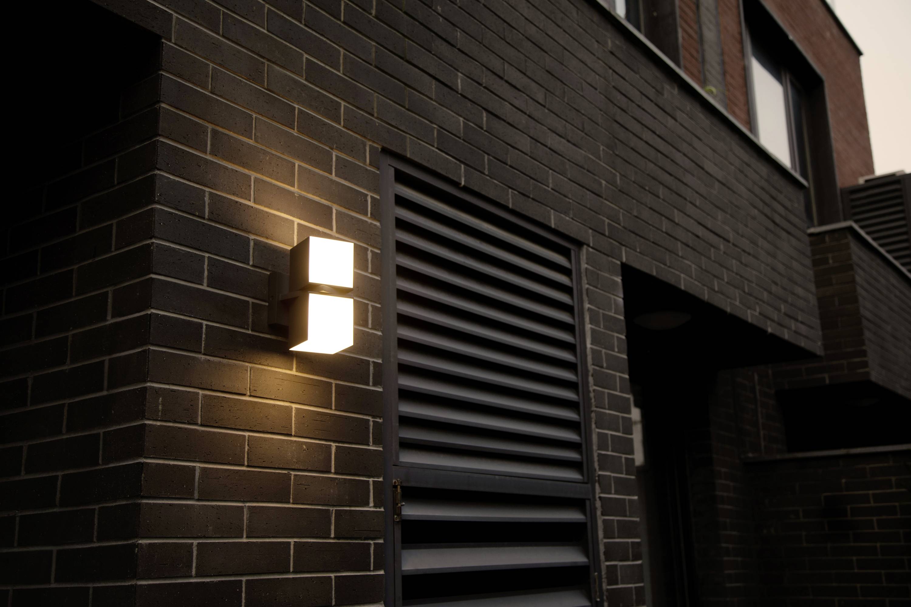 Lutec CUBA 5193801118 LED-Außenwandleuchte Anthrazit