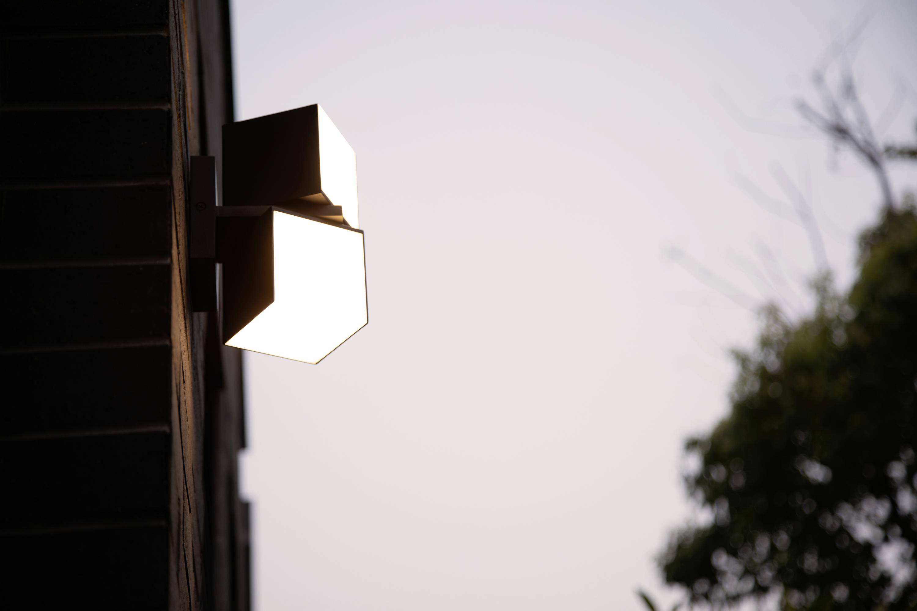 Lutec CUBA 5193801118 LED-Außenwandleuchte Anthrazit