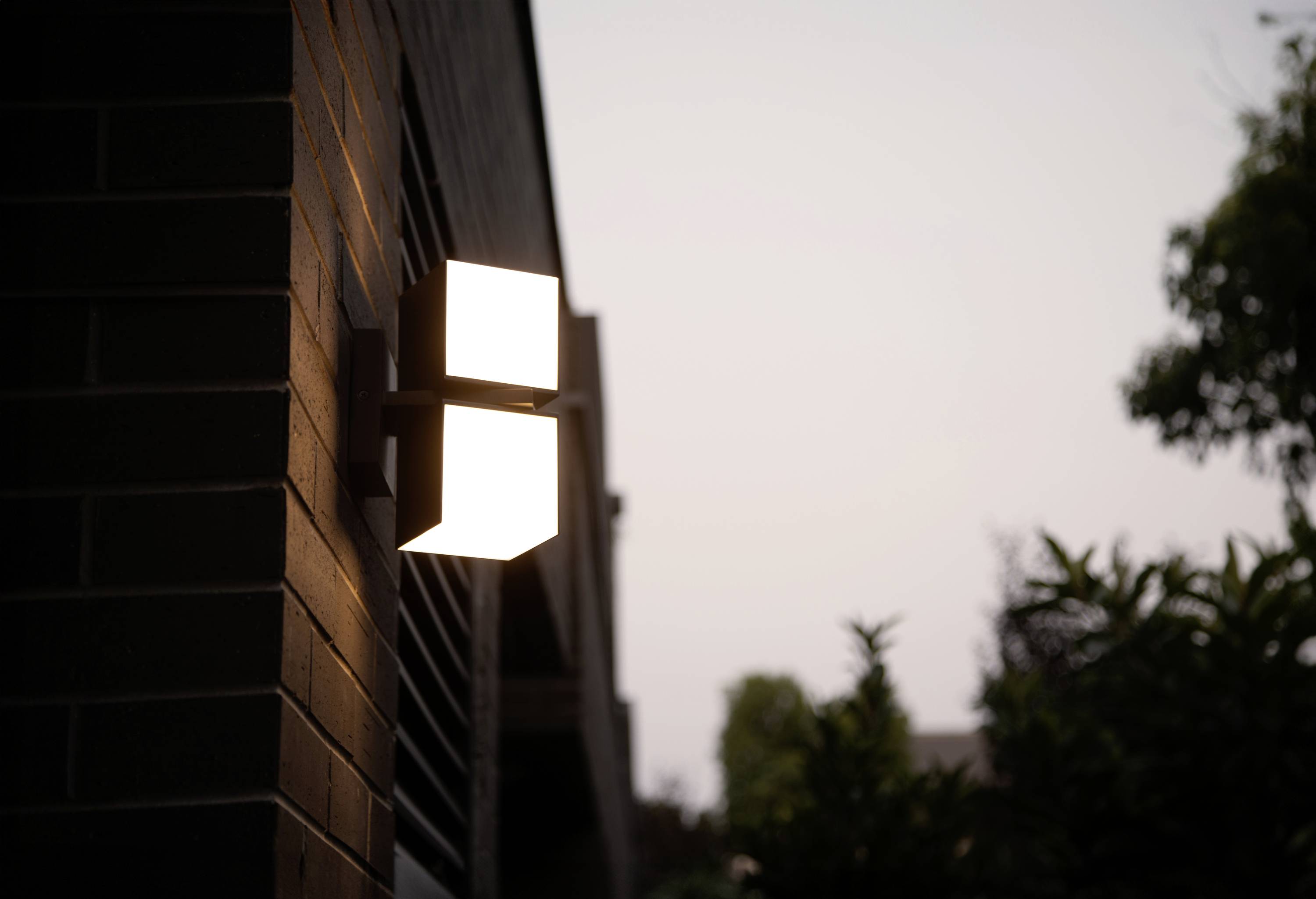 Lutec CUBA 5193801118 LED-Außenwandleuchte Anthrazit