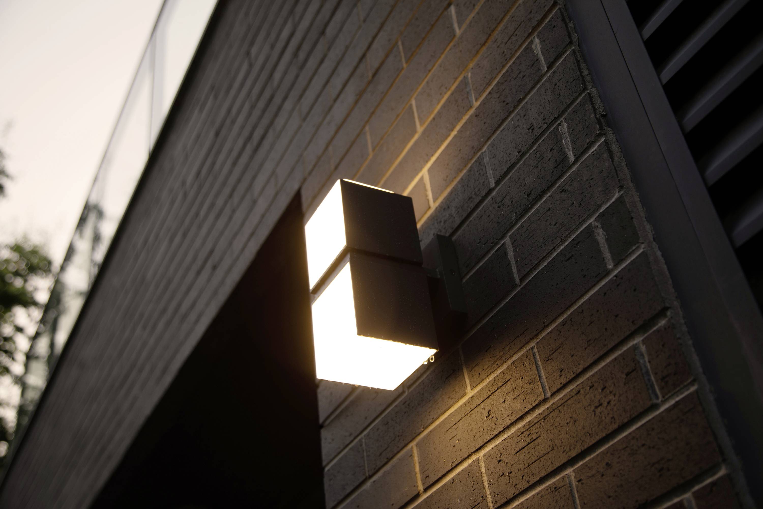 Lutec CUBA 5193801118 LED-Außenwandleuchte Anthrazit