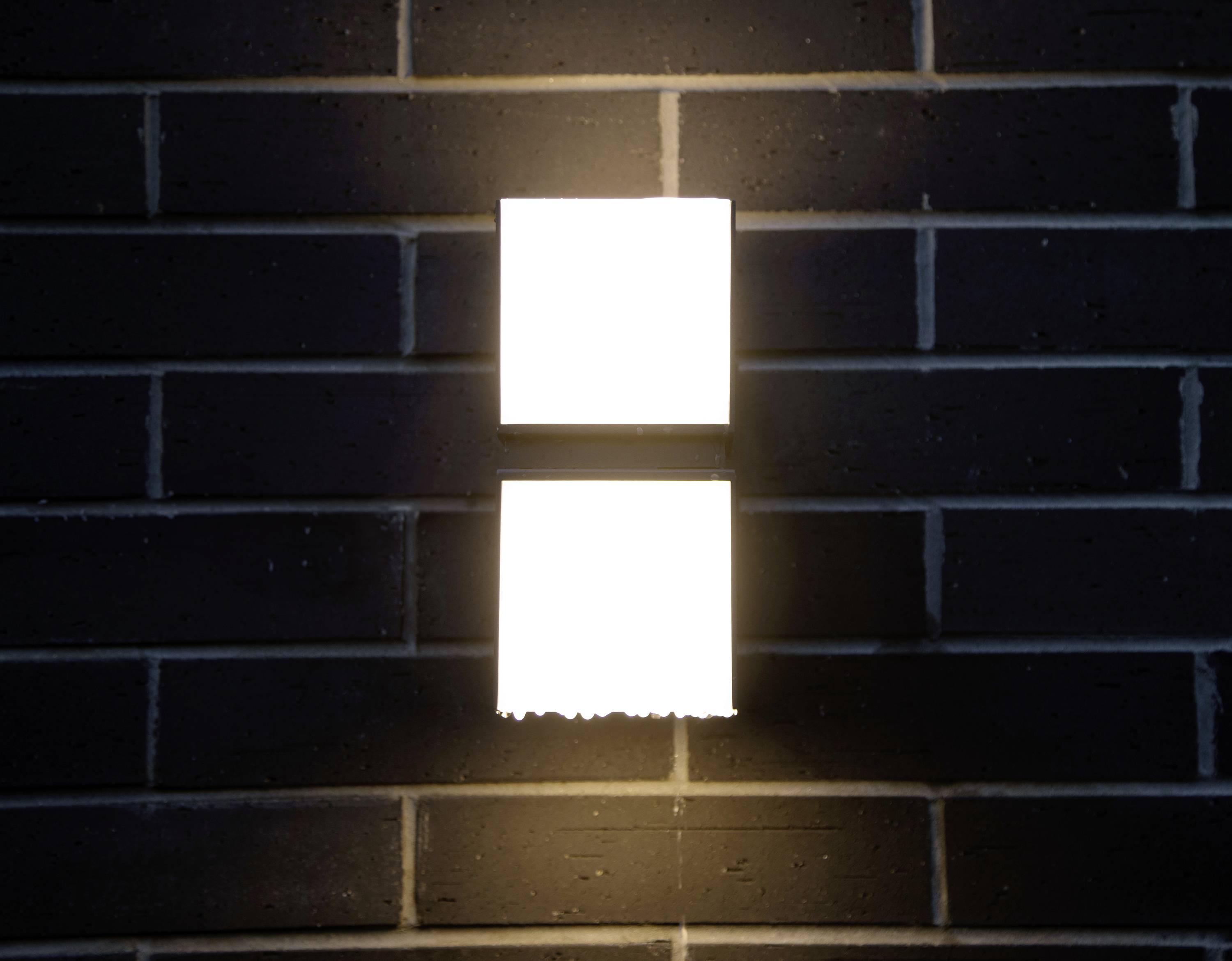 Lutec CUBA 5193801118 LED-Außenwandleuchte Anthrazit