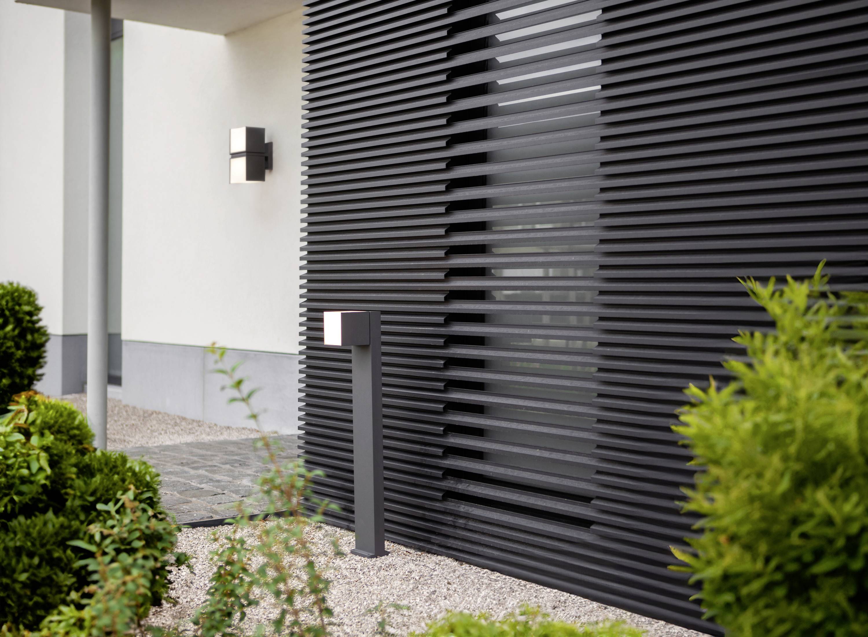 Lutec CUBA 5193801118 LED-Außenwandleuchte Anthrazit
