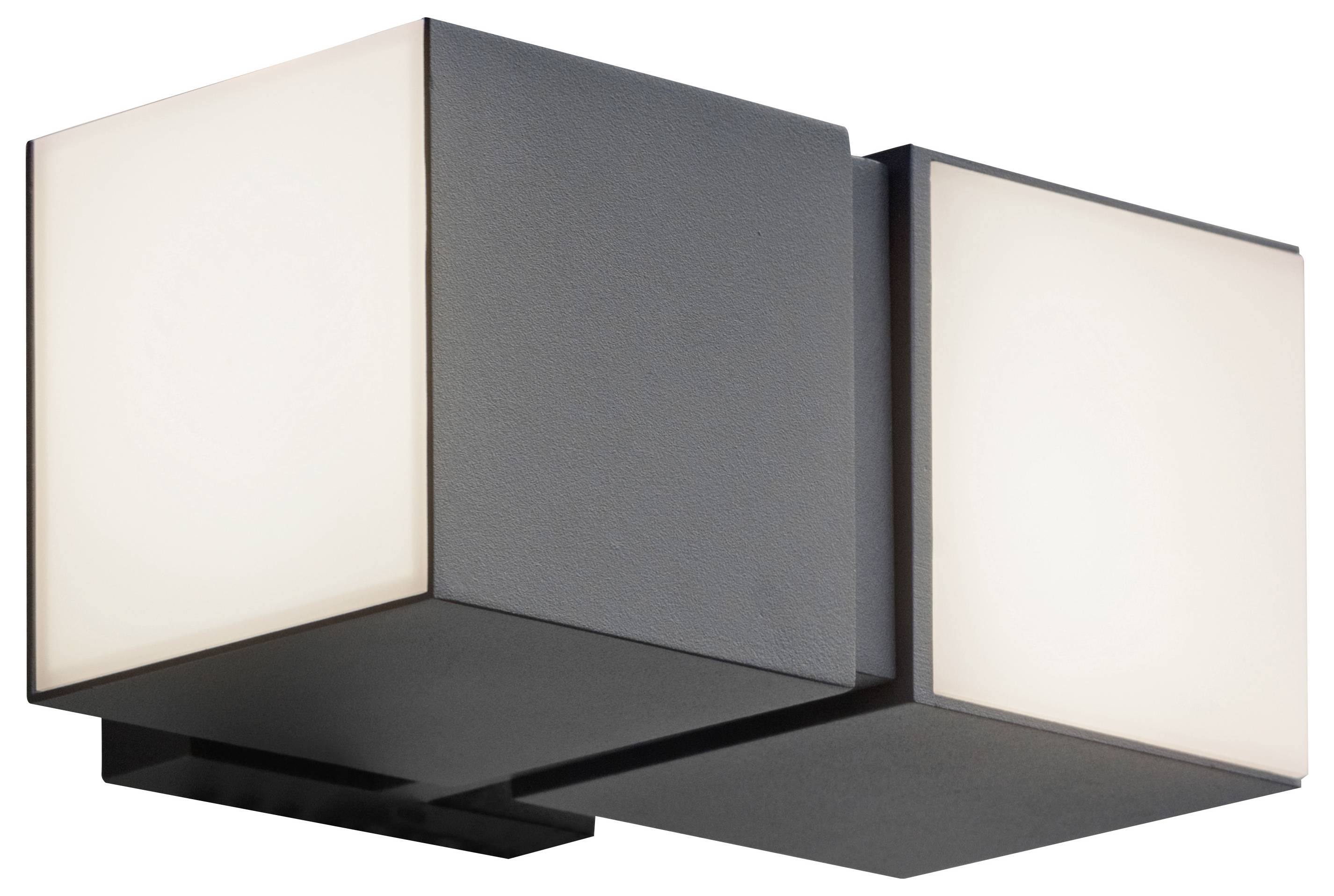 Lutec CUBA 5193801118 LED-Außenwandleuchte Anthrazit