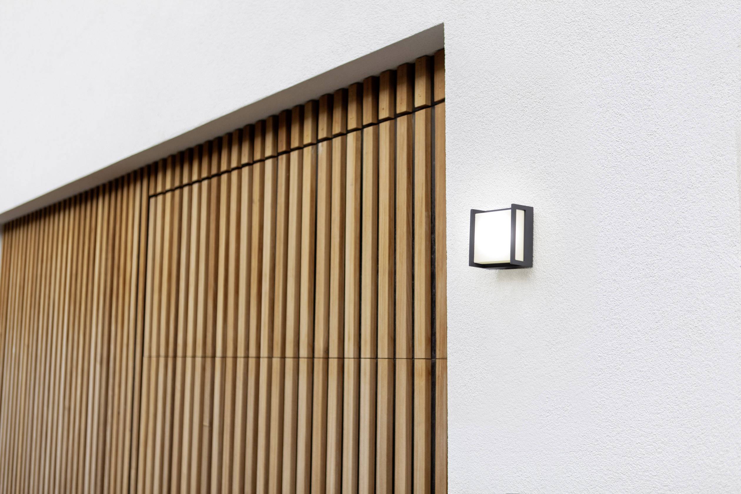 Lutec QUBO 5195401118 LED-Außenwandleuchte Anthrazit