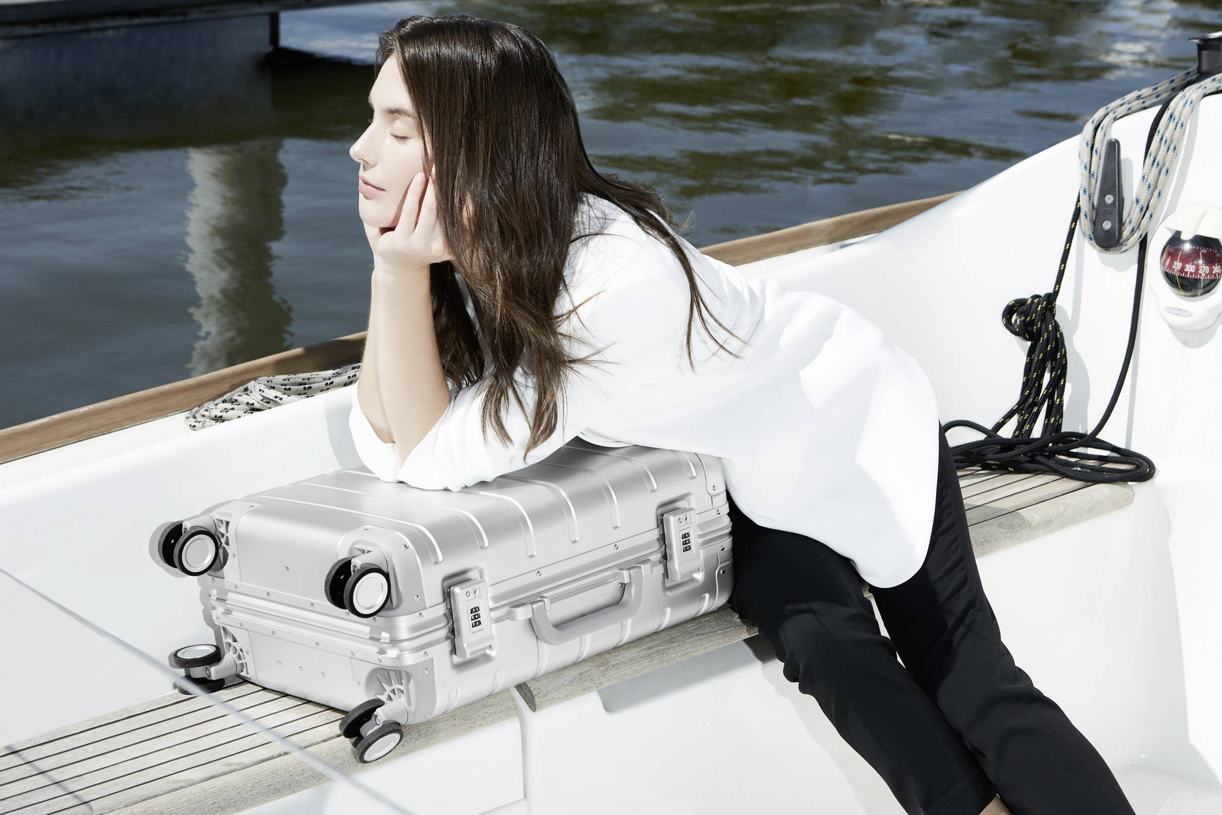 Xiaomi Notebook Koffer Mi Metal Carry-On Luggage 20 Silber