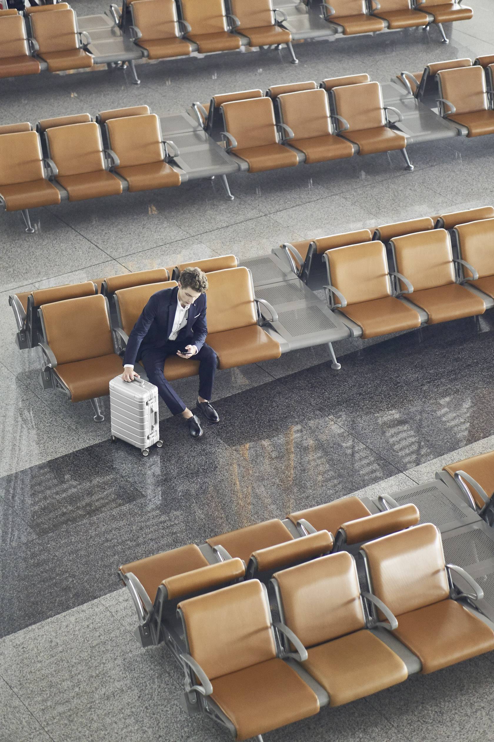 Xiaomi Notebook Koffer Mi Metal Carry-On Luggage 20 Silber