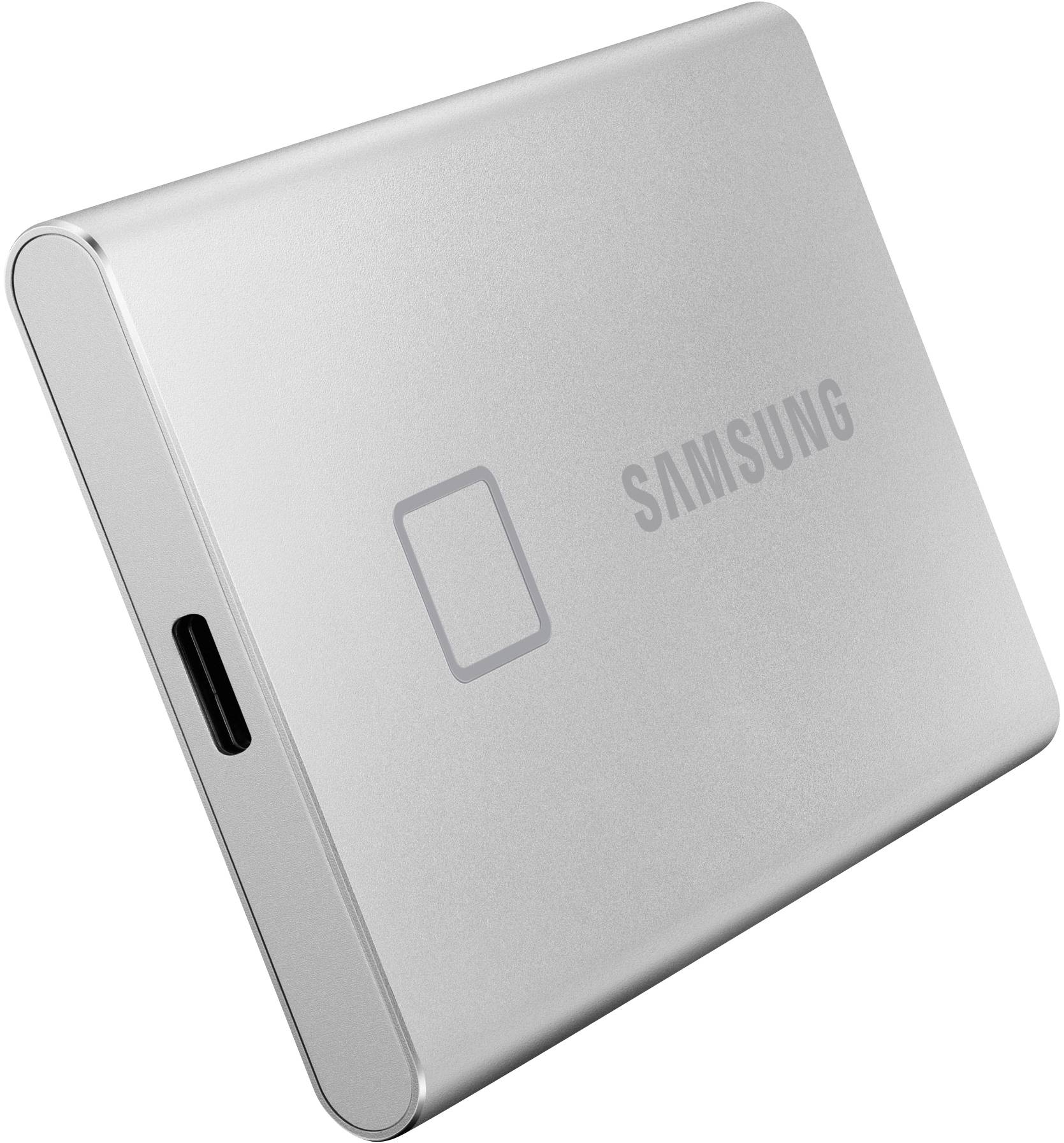 Samsung Portable T7 Touch 2 TB Externe SSD USB 3.2 Gen 2 Silber MU-PC2T0S/WW