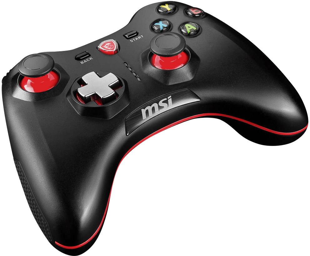 MSI Force GC30 Controller Android, PC, PlayStation 3 Schwarz, Rot