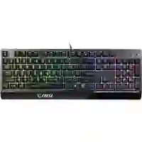 MSI Vigor GK30 USB Gaming-Tastatur Deutsch, QWERTZ Schwarz Beleuchtet, Multimediatasten MSI Vigor GK30 USB Gaming-Tastatur Deutsch, QWERTZ Schwarz Beleuchtet, Multimediatasten