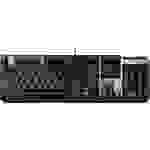 MSI Vigor GK50 "Low Profile" USB Gaming-Tastatur Beleuchtet, Multimediatasten Deutsch, QWERTZ, Windows® Schwarz, Edelstahl
