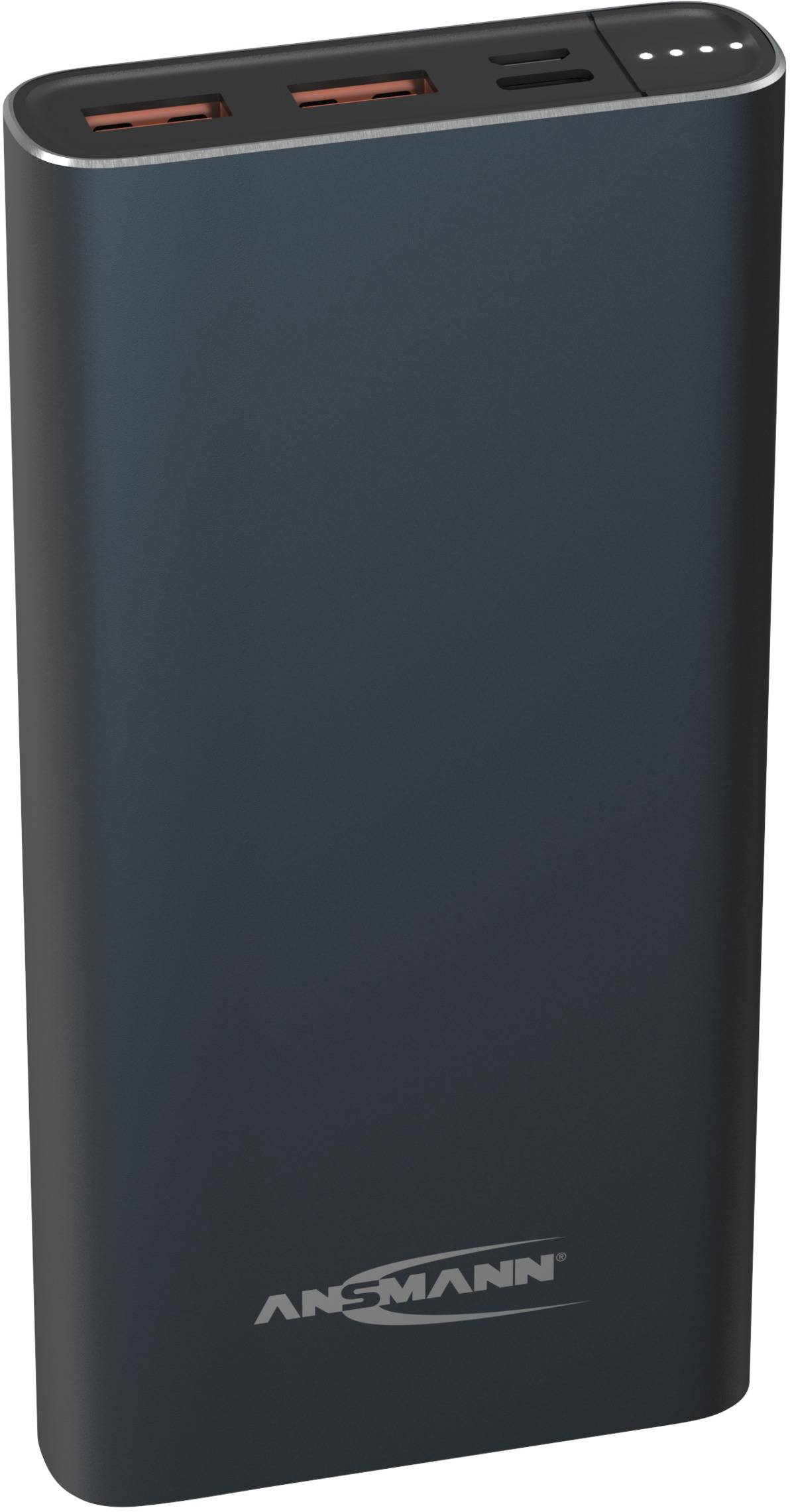 Ansmann 15Ah PD Powerbank 15000 mAh Power Delivery, Quick Charge 3.0 LiPo  Schwarz Statusanzeige