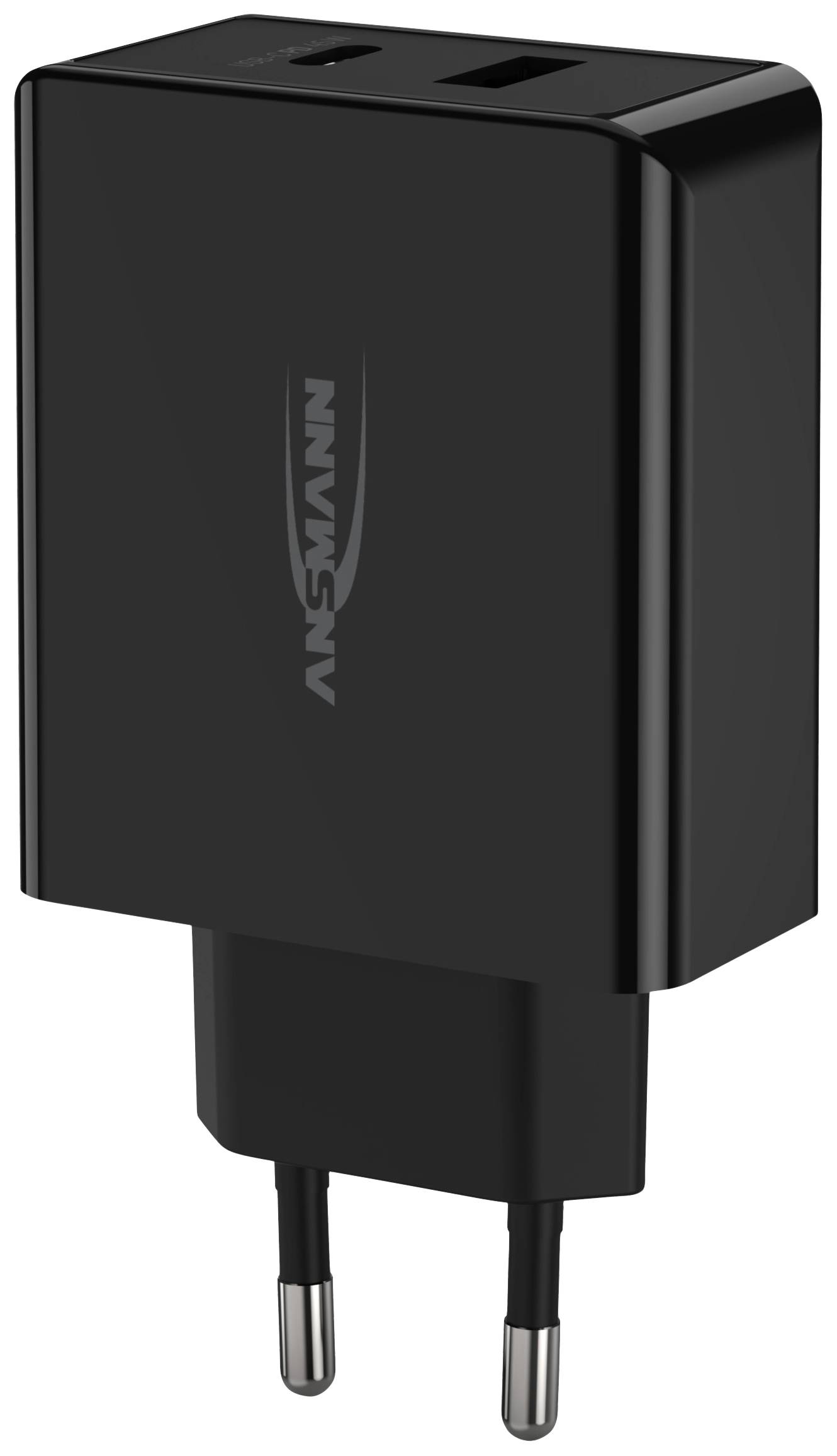 Ansmann Home Charger 247PD USB Ladegerät 45W 1x USB-A, 1x USB-C® USB PD Schwarz Innenbereich