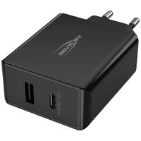 Ansmann Home Charger 254PD USB Ladegerät 65W 1x USB-A, 1x USB-C® USB PD Schwarz Innenbereich GaN Ansmann Home Charger 254PD USB Ladegerät 65W 1x USB-A, 1x USB-C® USB PD Schwarz Innenbereich GaN